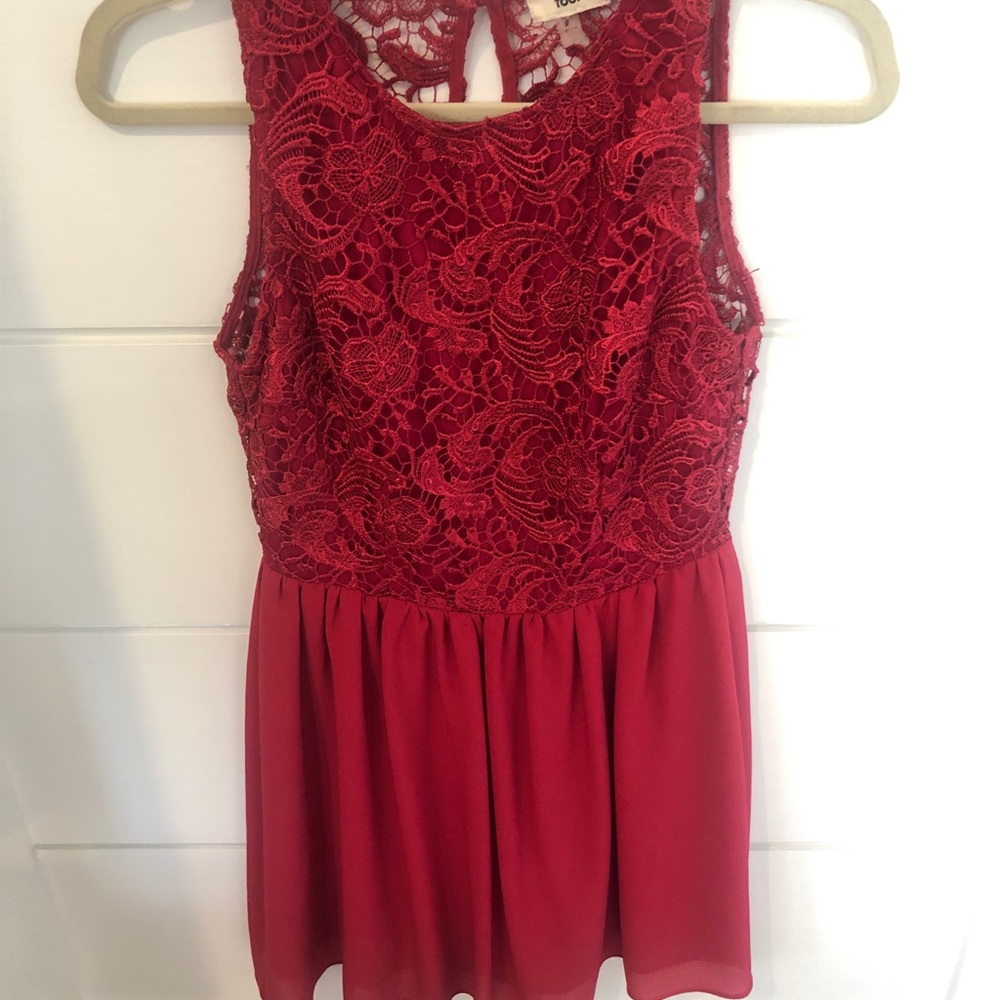 Tobi size Small red dress